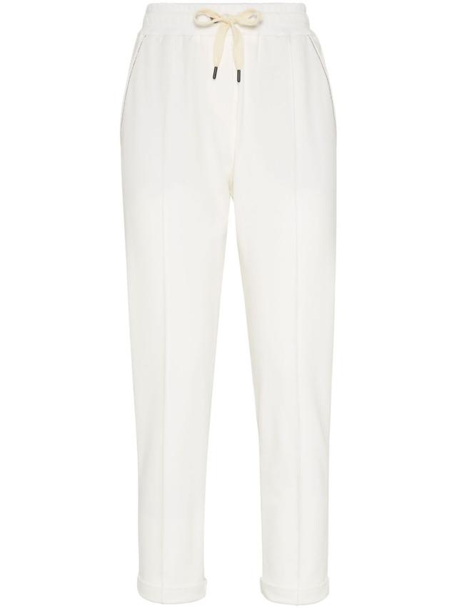 Brunello Cucinelli Cotton Drawstring Trousers