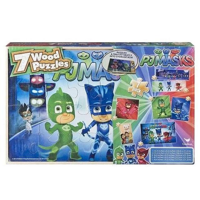 PJ Masks 7pk Wood Puzzles