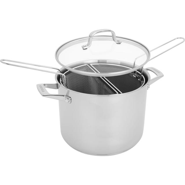 Henckels Kitchen Basics 8.45 qt, Stainless Steel, Pasta Pot With Colander Baskets