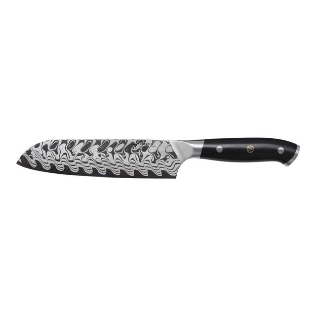 Henckels Compass Damascus 7.00 inch, Damascus Steel Santoku Knife