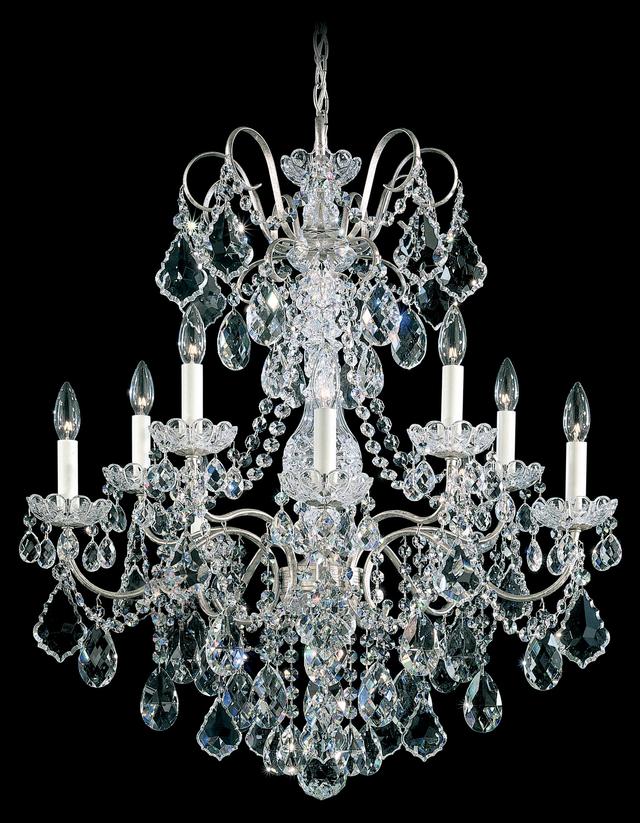 New Orleans 10-Light Chandelier in Silver