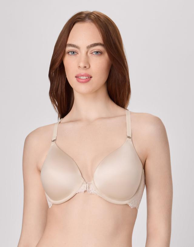 Maidenform One Fab Fit Everyday Full Coverage Racerback Bra Beige Bisque 34C Women's
