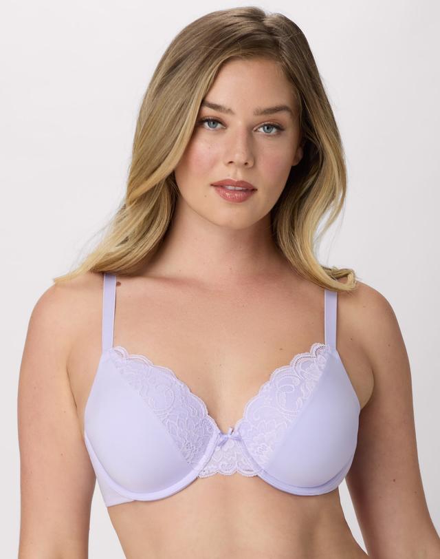 Maidenform Comfort Devotion Convertible Underwire Bra, Full Coverage Vega Violet 36B Women's