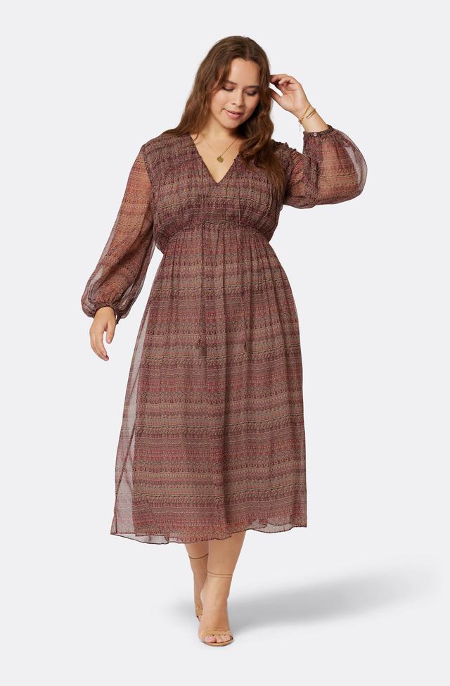 Joie Alquina Midi Silk Dress