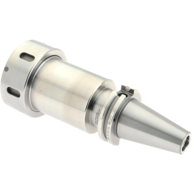 Accupro High Performance Toolholding Collet Chuck: 0.0780 to 0.7870" Capacity, ER32 Collet, Taper Shank - 0.7500" Projection, 0.0002" TIR