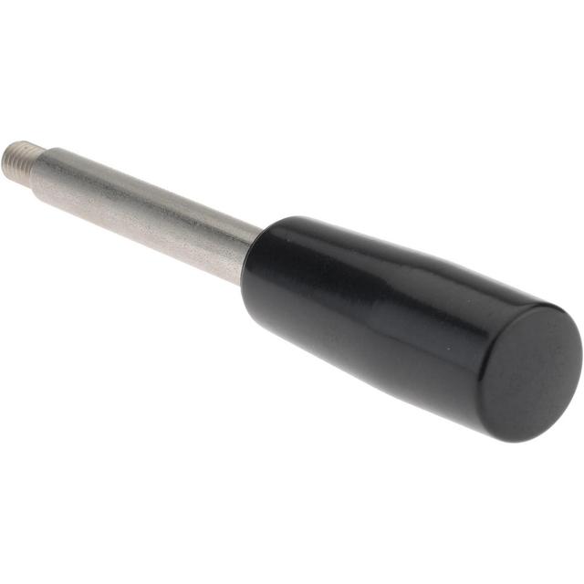 Gibraltar M6x1 Stem, 0.71" Knob Dia, 0.32" Shaft Dia, Type E Gear Lever Arm w/ Cylindrical Knob - 0.35" Thread Length, 3.74" Handle Length