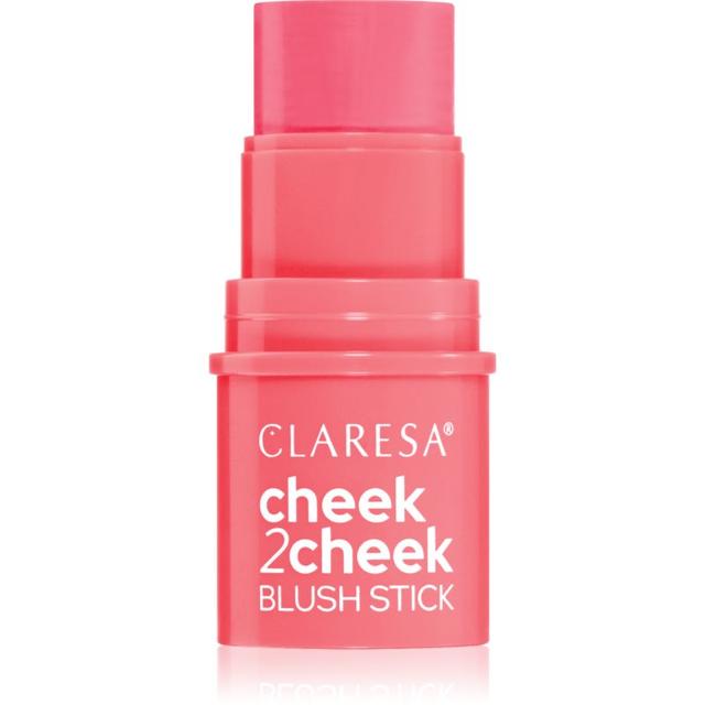 Claresa Cheek 2 Cheek cream blush in a stick shade 02 Neon Coral 6 g