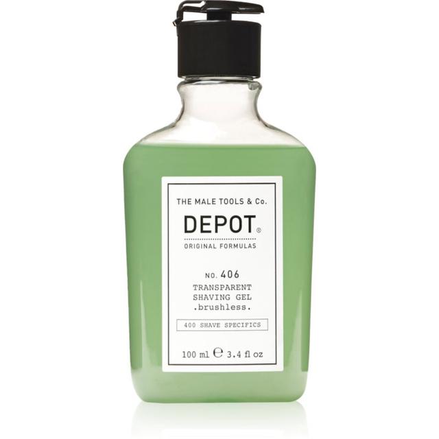 Depot 400 SHAVE SPECIFICS NO. 406 TRANSPARENT SHAVING GEL .brushless. shaving gel brushless 100 ml