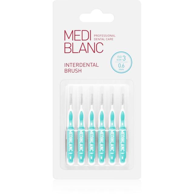 MEDIBLANC Interdental Pick-brush interdental brush 0,6 mm Blue 6 pc