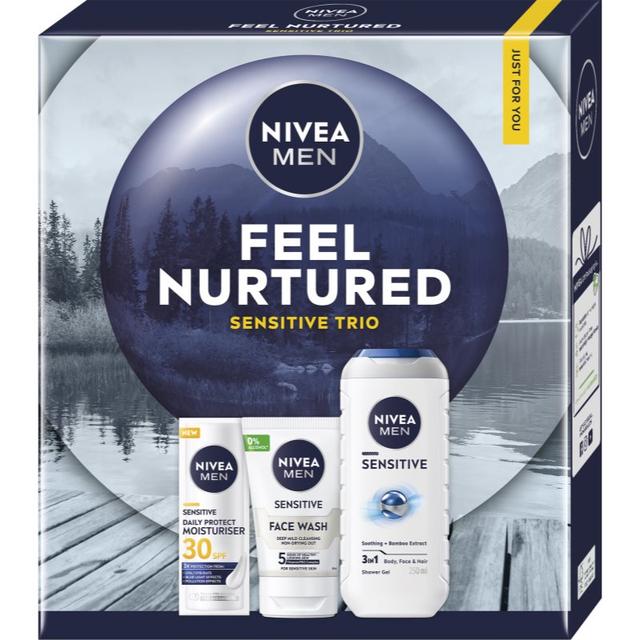 NIVEA MEN Feel Nurtured gift set for body and face