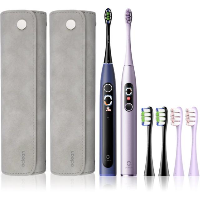 Oclean X Pro Digital Set dental care set Purple & Dark Blue