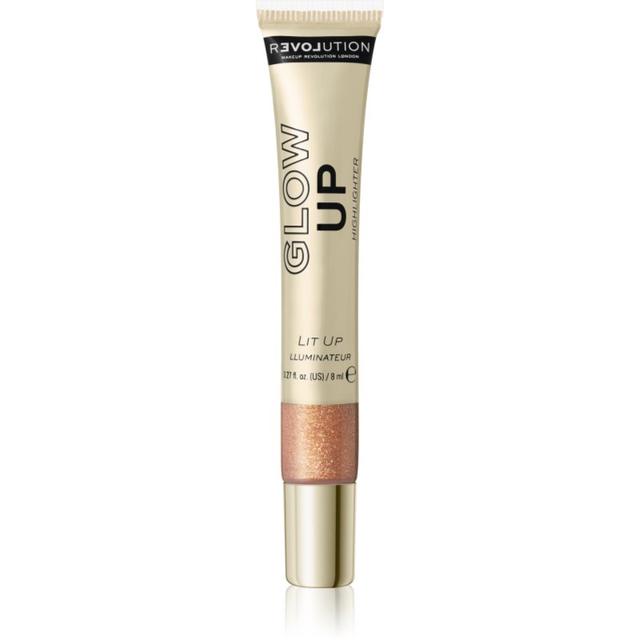 Revolution Relove Glow Up liquid highlighter shade Lit Up 8 ml