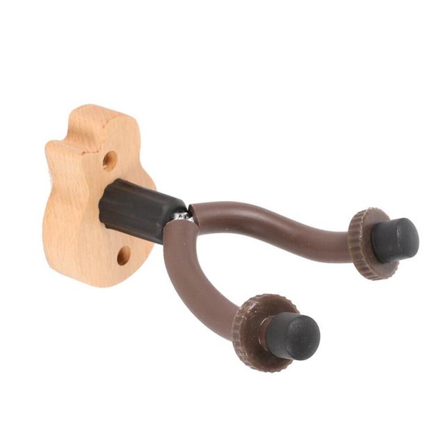 Barrel Shape Electric Bass Acoustic Guitar Hanger Adjustable Wall-Mounted Hook