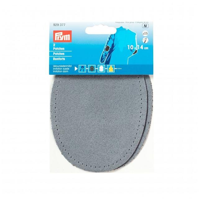 Prym Imitation Suede Elbow Patches Denim Blue - per pack of 2