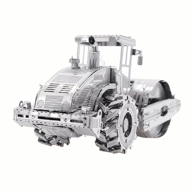 Road Roller 3D Metal Puzzle Building Blocks Kits DIY For Teens Hobbies Toys Great