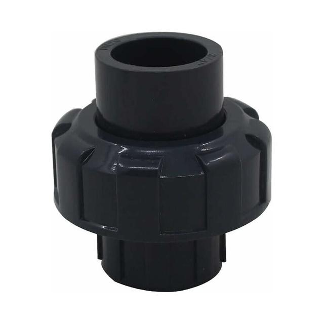 PVC union connector 40mm swimming pool PVC union sleeve connector for filter pump, DN40 (Inner Diameter 50mm)