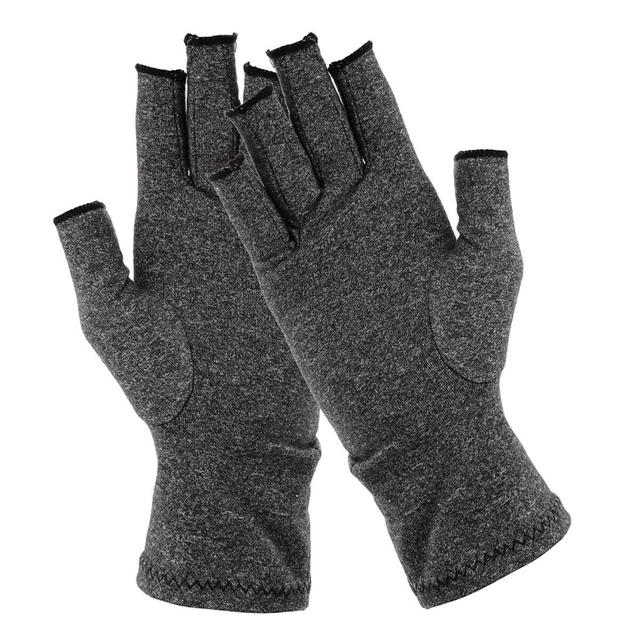 (Grey S) Compression Arthritis Gloves Anti Arthritis Gloves Hands Support Pain Relief Hand Work Gloves for Rheumatoid & Osteoarthritis