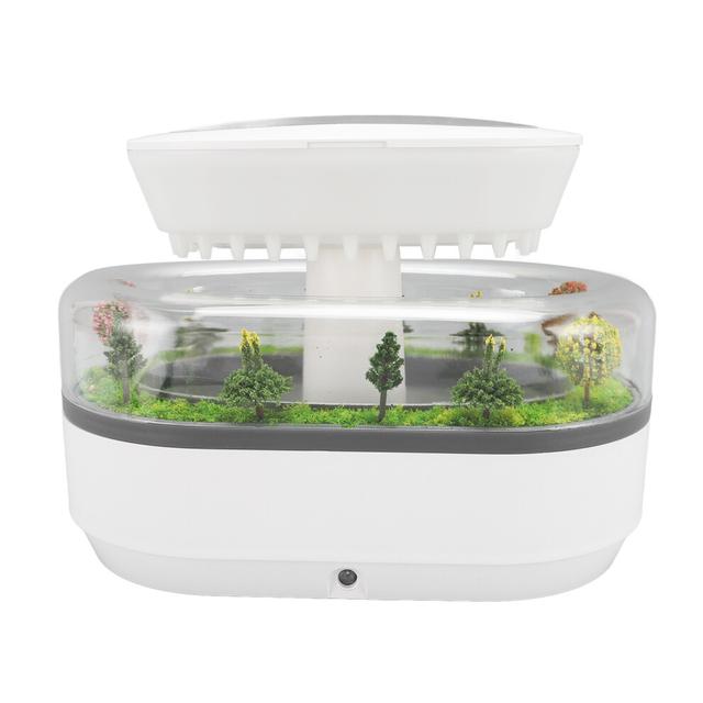 250ml Microlandscape Raindrop Essential Oil Aromatherapy Diffuser with 7 Colors LED Lights Mist Humidifier Auto Shut Off Quiet for Home Bed