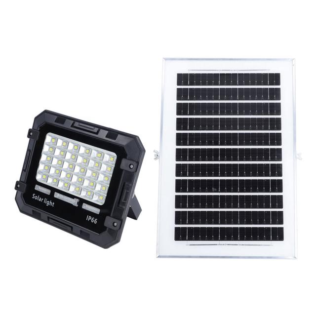 LED Solar Lights Outdoor Water Proof Solar Powered Security Flood Light 100W 30LED with 4000mAh Battery for Shed A500