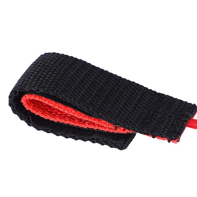 Elastic String Boating Kayak Paddle Safety Rod Leash with Carabiner for Paddling Red