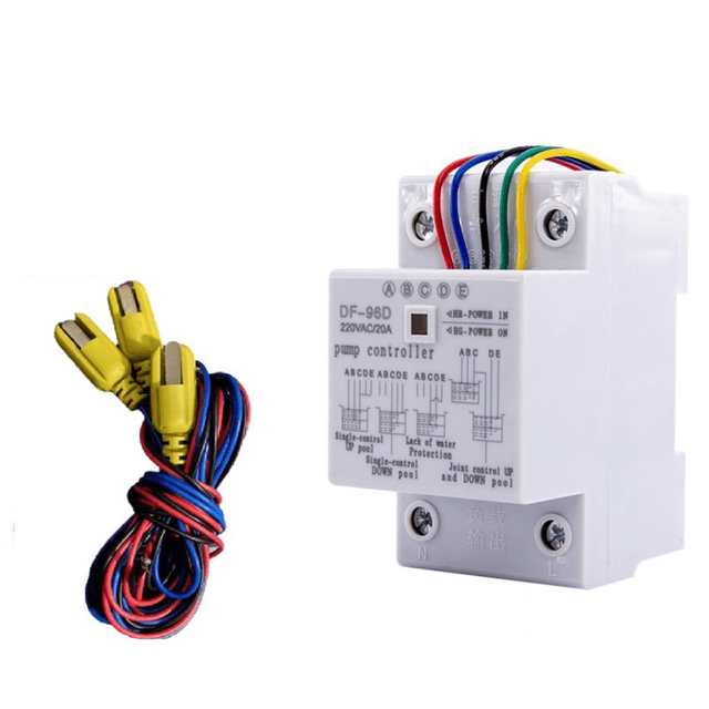 New DF-96D Automatic WaterLevel Controller Switch 20A220V Water Tank Liquid Level Detection Sensor 2M Wires B