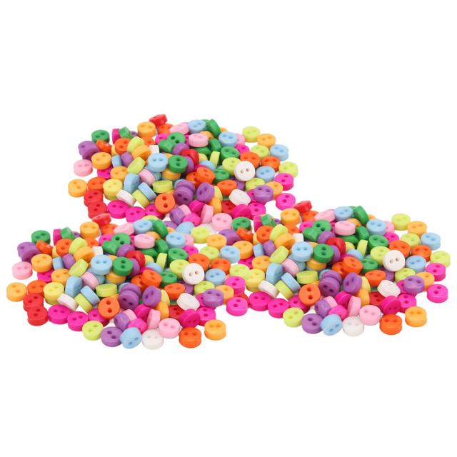 500pcs Sewing Buttons Plastic Resin Waterproof