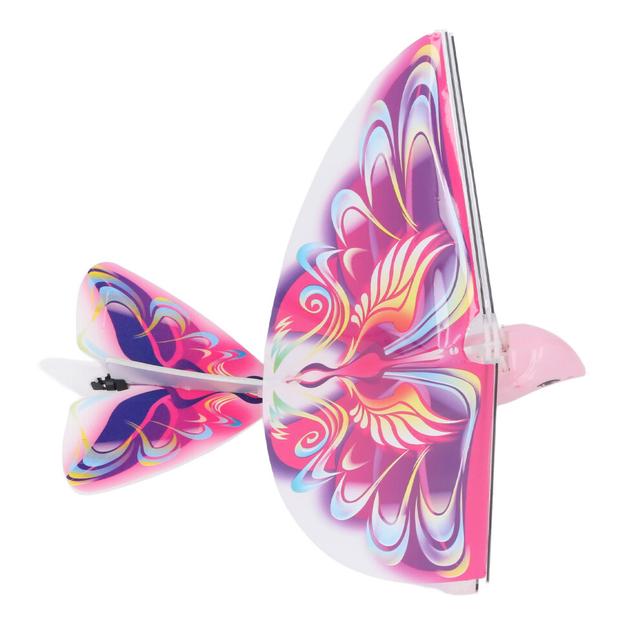 Pink Flying RC Bird Toy 2.4GHz Bionic Flapping Wings Indoor Outdoor