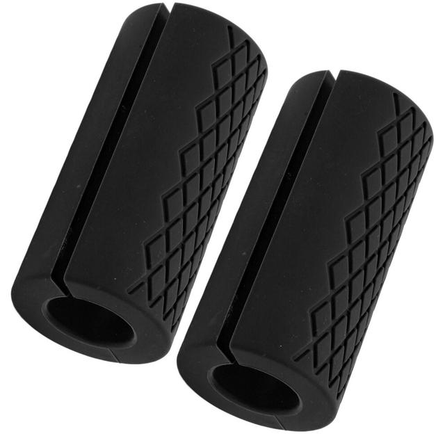 1 Pair Thick Barbell Grips Thick Anti Slip Gym