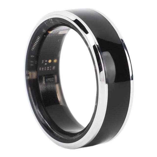 Smart Ring 7 17.6MM: Sleep Monitor Fitness Games Aluminum-Ceramic