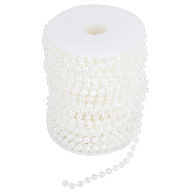 25m/roll Grinding Pearl Wire Beads Garland String