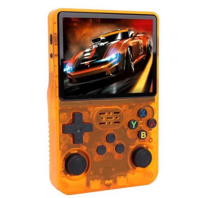 Handheld Retro Gaming Console 32GB/128GB 3.5" IPS, Linux, Orange