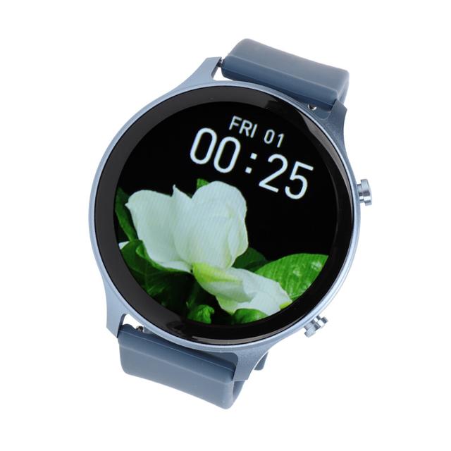 Women Smart Watch 1.28in HD Touch, Sleep & Heart Rate Monitor, Blue