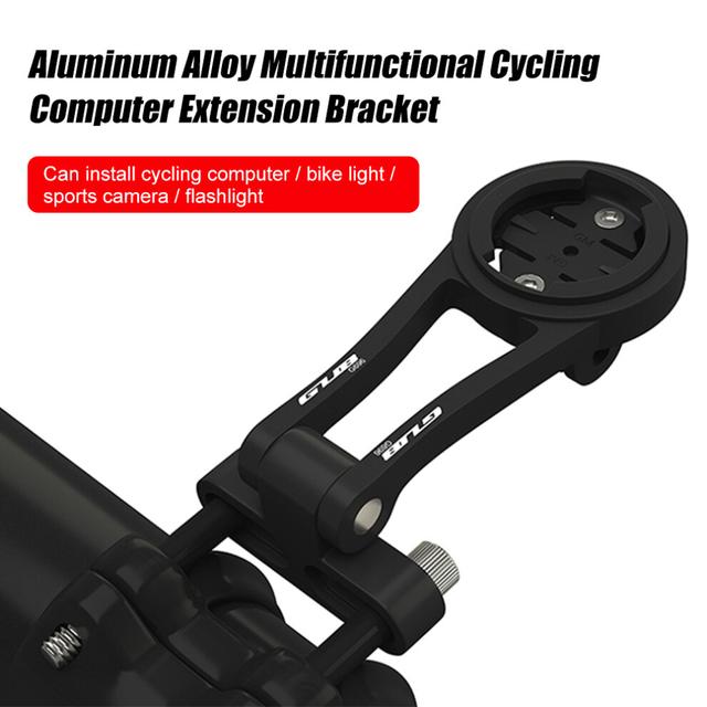 Aluminum Bike Computer Mount Extender Adjustable Black/White/Colorful