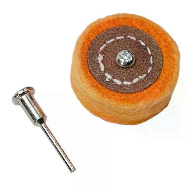 (yellow) Polishing Wheels For Stainless Steel/wood/ceramic/Cloth Buffing Pad Jewelry Abrasive Brush Dremel Accessories