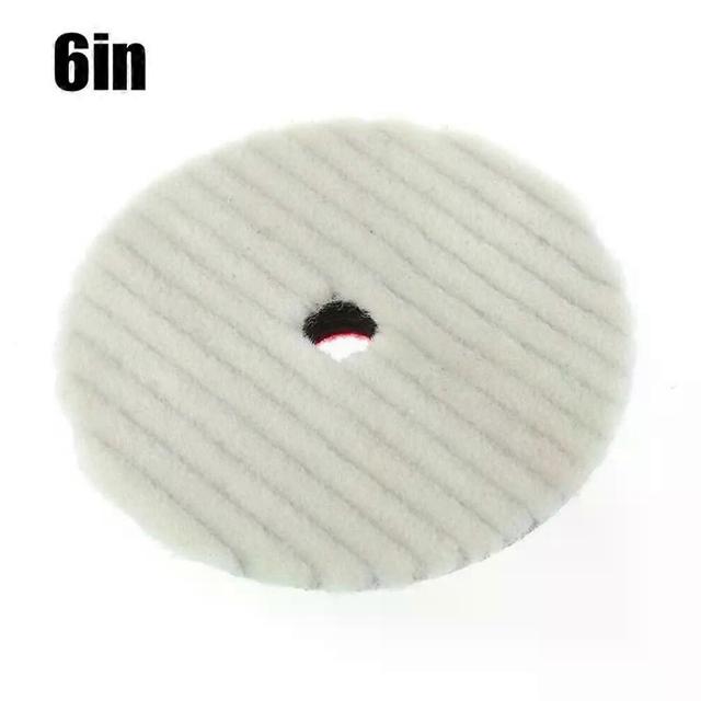 (6in) 6\7\ Professional Car Auto Soft Wool Buffing Polishing Pad Buffer Woollen Polishing Pad For Automotive