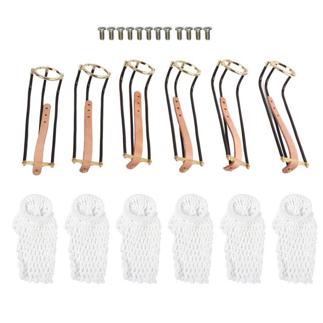 6 Pcs Billiards Table Pocket Rail Slide Track with