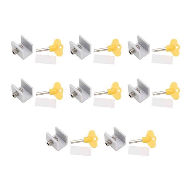 8 Sets Single Hole Adjustable Window Locks