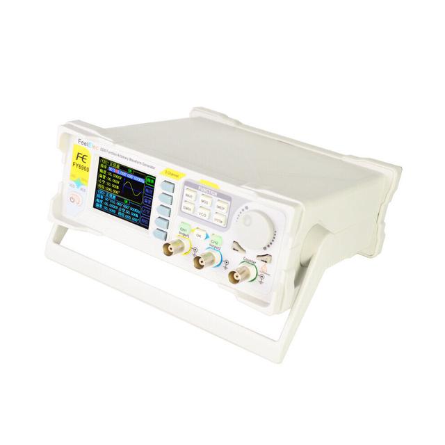 (60MHz, EU Plug) Dual Channel DDS Function Arbitrary Waveform Signal Generator Pulse Signal Source Frequency Counter Fully Numerical Control 20MHZ/60M