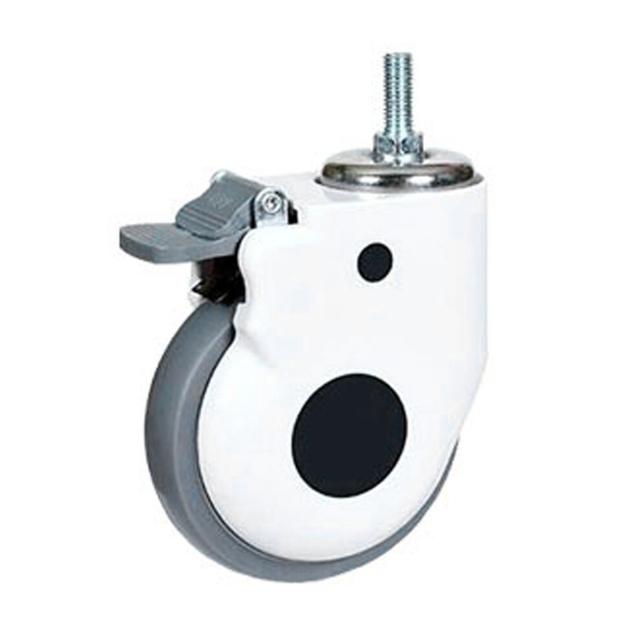 Swivel Caster 5in Low Noise Heavy Duty TPR Wheel