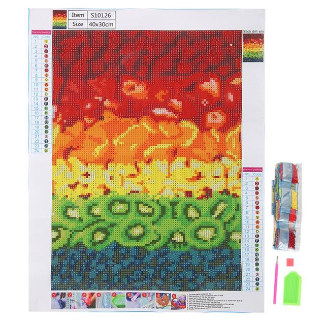 5D Diamond Painting Embroidery Round Diamond