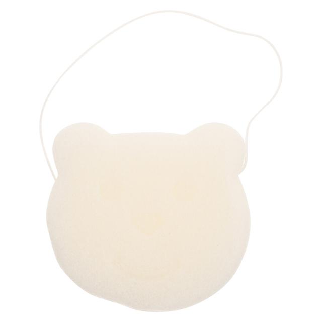 Quqiuxian Baby Bath Artifact Newborn Child 6.50x6.50x2.00cm White