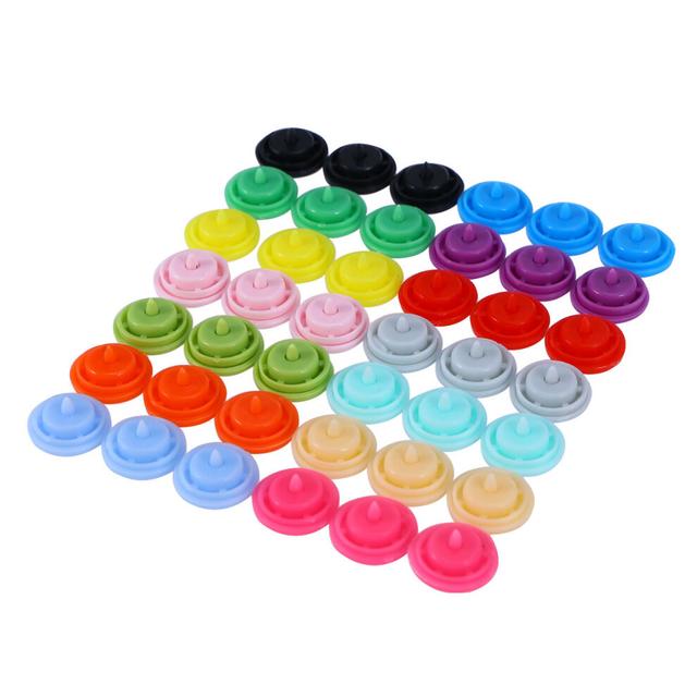 Craft Buttons Plastic Rainbow Colors 7.5x5.1x1.4inch 360 Sets