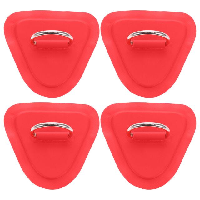 4pcs Pvc Buckle For Canoe D-Ring Patch 3.54x3.14x0.39in