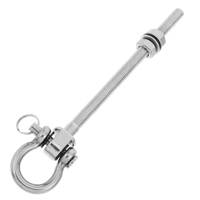 Masteelf Swing Hook Ceiling Hooks Clothes Hangers For Hanging Silver