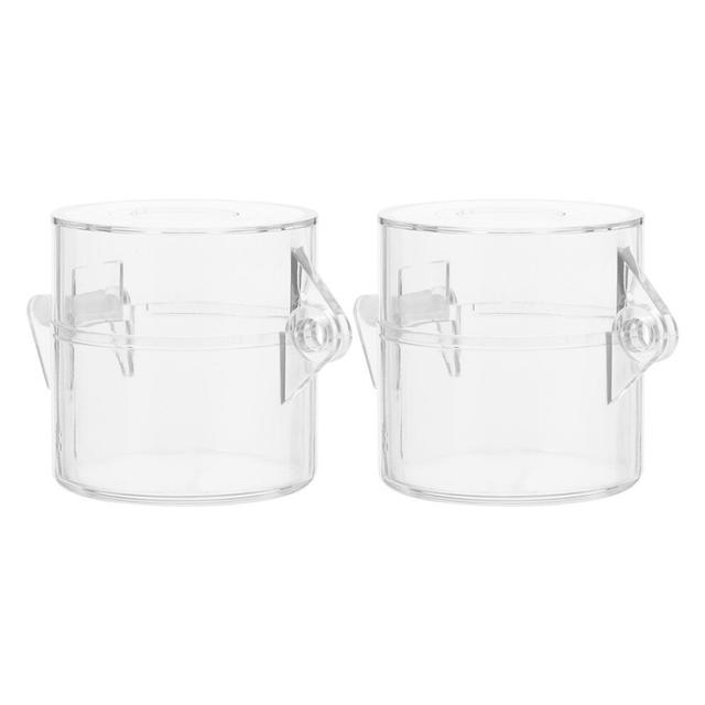 Arcade Button Cover Transparent 2set 2.2x2.2x2.2in