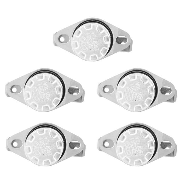5 Pcs KSD301 Switch Temperature Control Thermostat