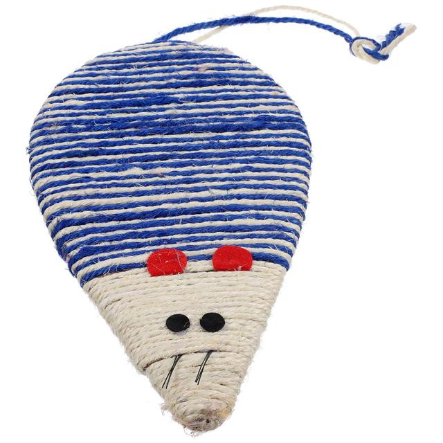 Cat Scratching Post Mouse Shaped Scratcher Board For Kitten Throw