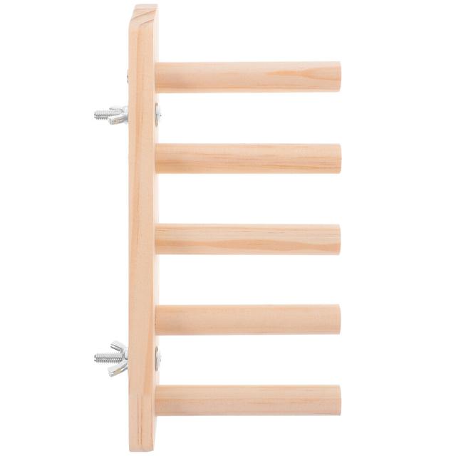 cat climbing ladder 5-step wooden wall mounted steps for indoor use