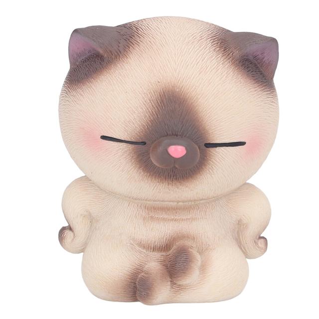 (Garfield) Small Cat Figurine Resin Cute Desk Kitten Decoration