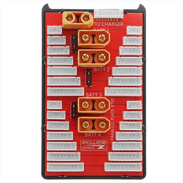 New PG Parallel Charging Board XT90 Plug Supports 4 Packs 2-8S Lipo Battery for RC Models Multicopter Spare Part 2-8S